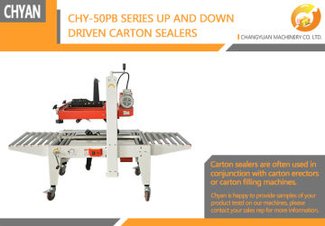 CHY-50PB N7 semi auto carton taping machine