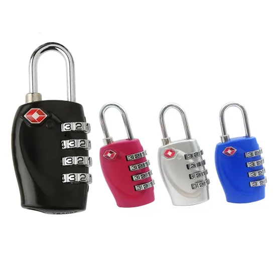 4 Digit Mini Zinc Alloy TSA Security Lock for Travel Suitcase Luggage Bag