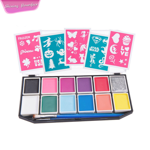 Skin harmless kids Face Painting palette