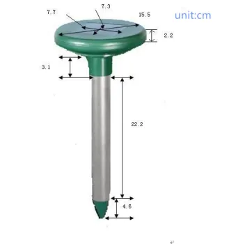High Quality Animal Repellent Solar Mole Pest Repeller