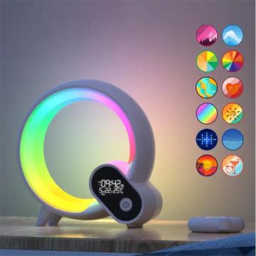 Smart Sunrise Alarm Clock with White Noise, 16 Color Changing Lamp for Kids