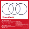 Bahagian Auto Toyota Piston Ring 2L 13011-54050