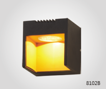 2015 Aluminium Tempered Glass Diffuser LED Wall Light 8102B