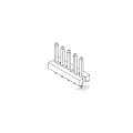 3,96 mm tonhöjd 180 ° Wafer Connector Series DW3961VA-XP