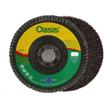 oasis WA-115X22.23MM Flap Disc for Steel/Inox