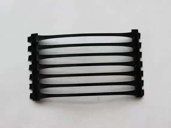 One-way plastic geogrid