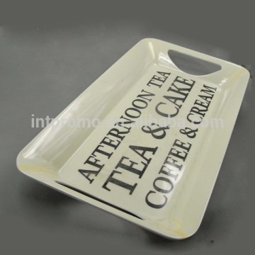 new hot selling plastic melamine serving tray decal