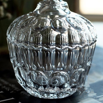 useful crystal clear candy jars storage bottles for food storage