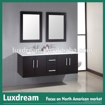 60'' wall hung bathroom vanity with mable top