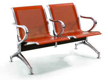 2 Seater Customized Color Orange Waco Waiting Chair