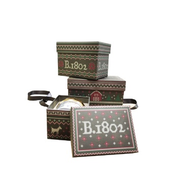 Luxury 3 set packaging gift boxes with ribbon