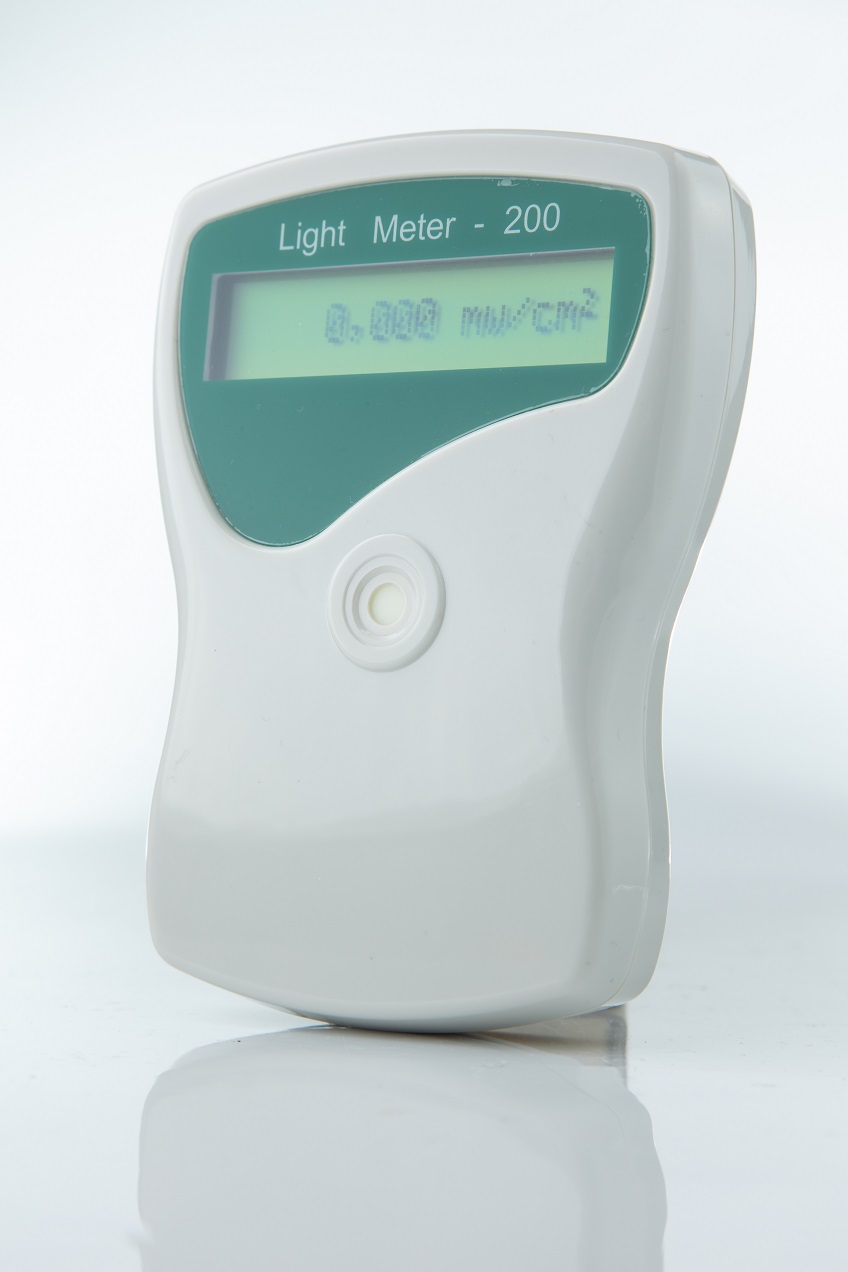 Medidor de luz digital para luz de cura dentária