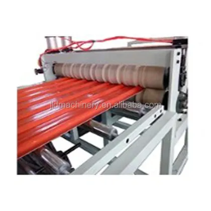 JLD 300kg/Hr Plastic PVC Corrugated Roofing Sheet Making Machine