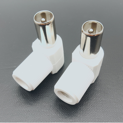 TV PAL Right Angle Male Antenna Connector