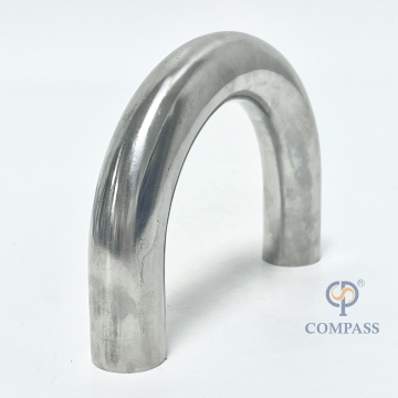 Stainless Steel SS316L SS304 Sanitary 180 Degree Welded Elbow Pipe Fittings
