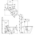 Basino di lavaggio monopezzo e toilette online all'ingrosso