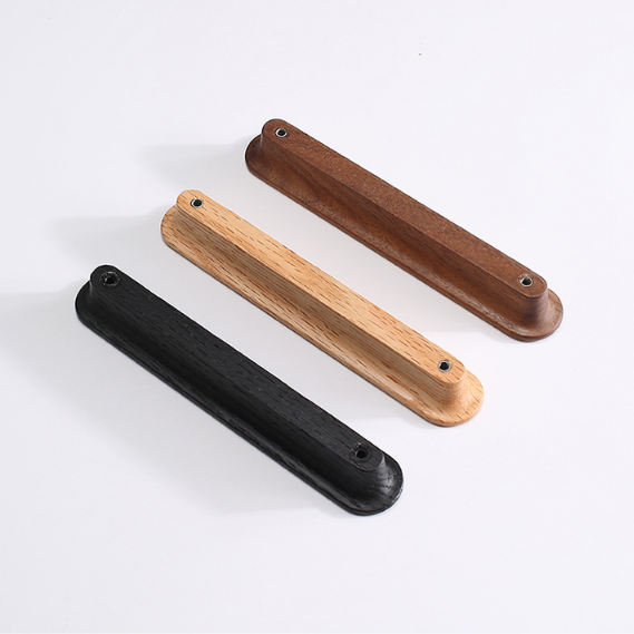 Walnut furniture drawer pull