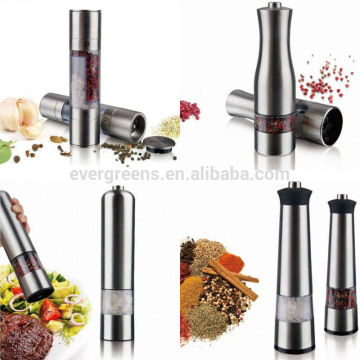 Battery light operated pepper mill