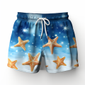 Qualität 100% Polyester OEM Color Beach Shorts wasserdichtes festes Muster für die Sommersaison