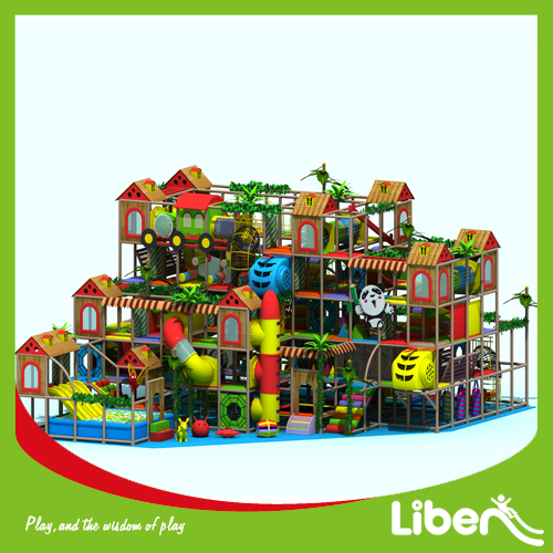 Safe indoor amusement playground