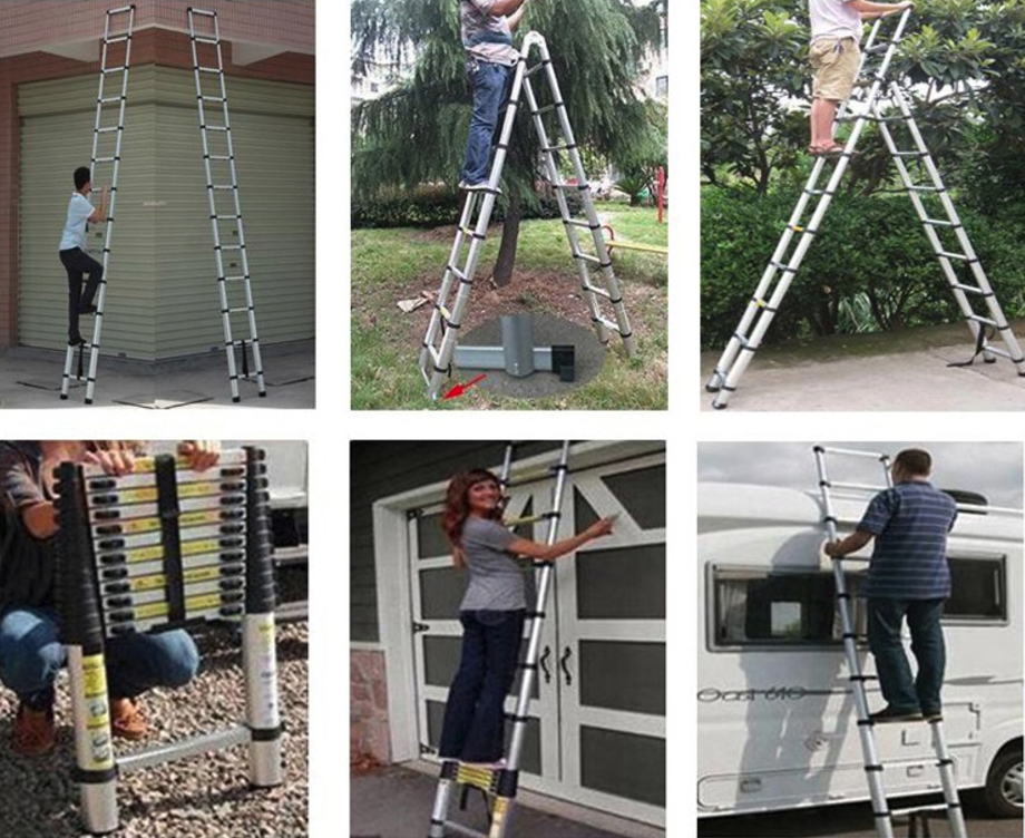 aluminum telescopic ladder (12)