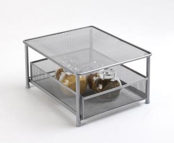 Wire Metal Home Storage Rack with Drawer