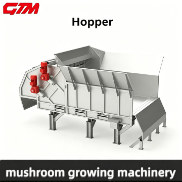 Trémie haute capacité pour systèmes de culture de champignons