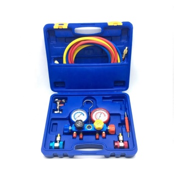 CT-536 ALF Aluminum Manifold Gauge Set HVAC refrigeration system auto air conditioner AC Charging R134A ac manifold gauges