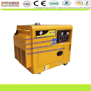 5kw,6kw Air cooled small silent diesel generator