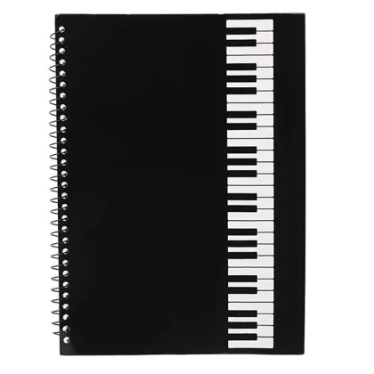 Custom Hot 50 Pages Musical Sheet Manuscript Staff Paper Spiral Notebook
