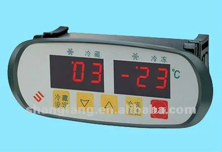 Double windows for digital temperature controller display