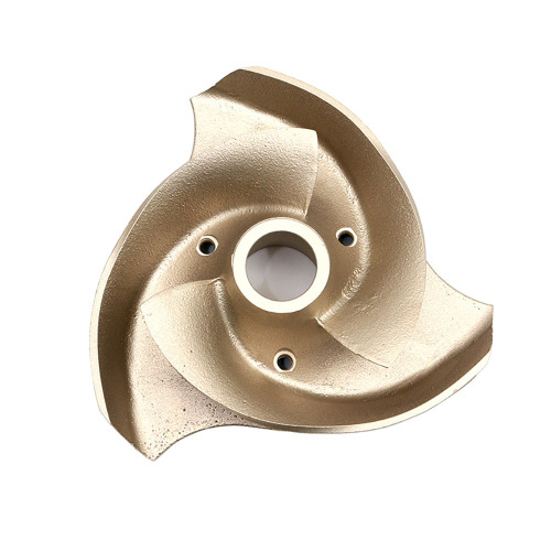 Special-shaped Impeller New Energy Auto Parts Brass Casting