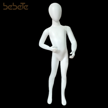 Hot Sale Full Body Children Fashion Dummy Plastic Colorful Faceless Egg Head Mannequin