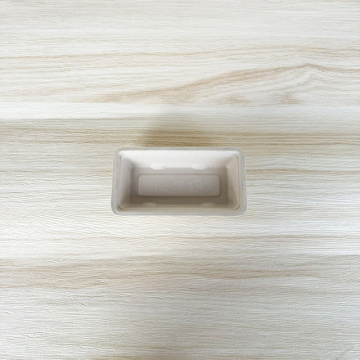 Bagasse A5 스낵 트레이 150x81x27mm