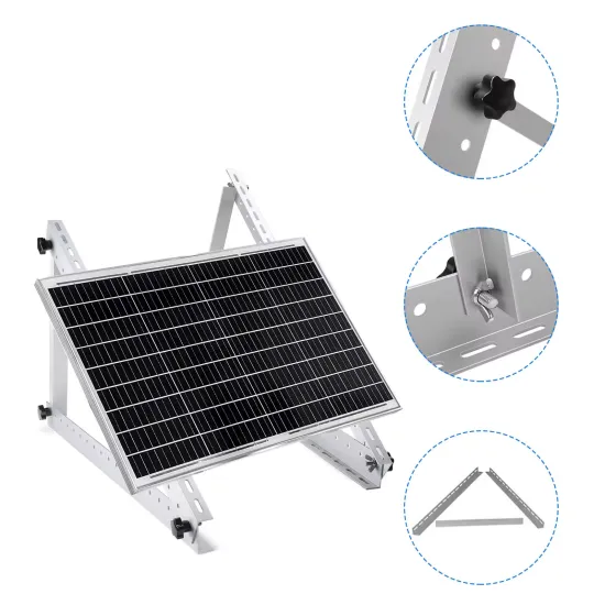 Triangular Inclined Metal Roof Solar Panel Mounting Bracket for Aluminum Poles