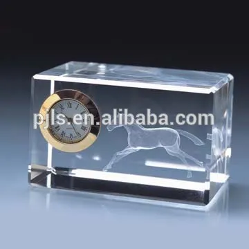 3d laser engraved crystal cube/square crystal cube/ crystal blank cube