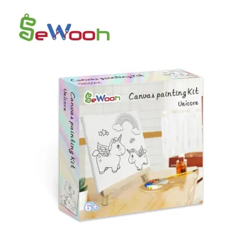 Art DIY Unicorn Painting Kit for Kids: Create Your Own Canvas