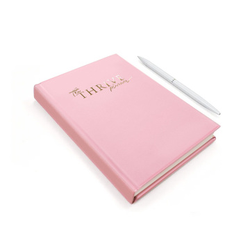 Notebook per diario in pelle PU personalizzata A5 con planner con copertina rigida a banda elastica logo