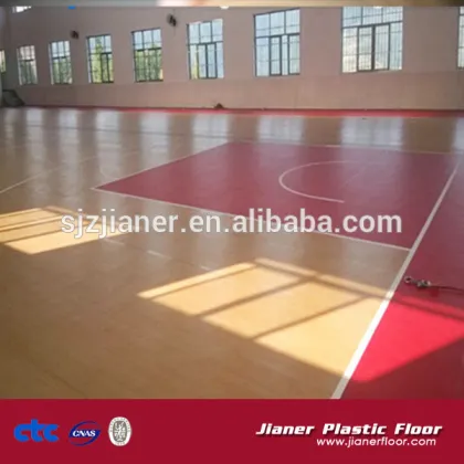 plastic basketball floor