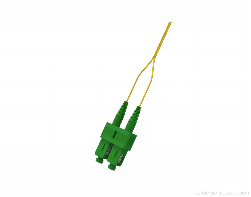 SC dubleks fiber optik konektör