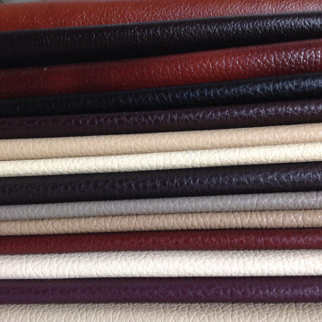 Odourless Brown Pu Microfiber Leather , Can Be Customized