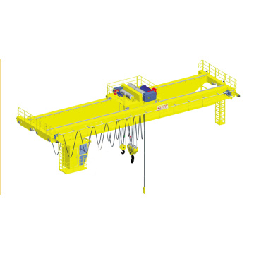50 ton double overhead crane with winch trolley
