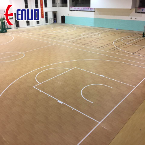 PVC Sports Flooring Vinyl Basketball Court Mat