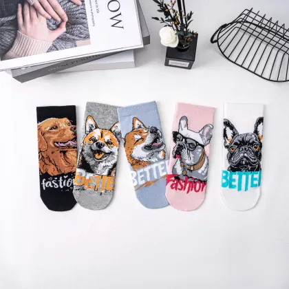 Cartoon style boat socks