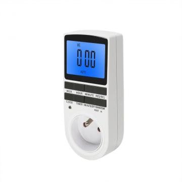 Backlite soket timer digital yang dapat diprogram