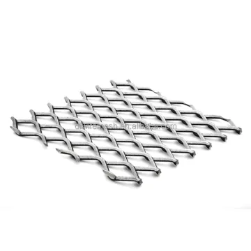 Grill Flattened Metal Expanded Rhombus Mesh" could be suitably titled as:

"Flattened Metal Rhombus Mesh Grill