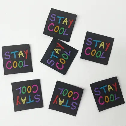 Eco-Friendly Recycled Fabric Pet Clothing Labels