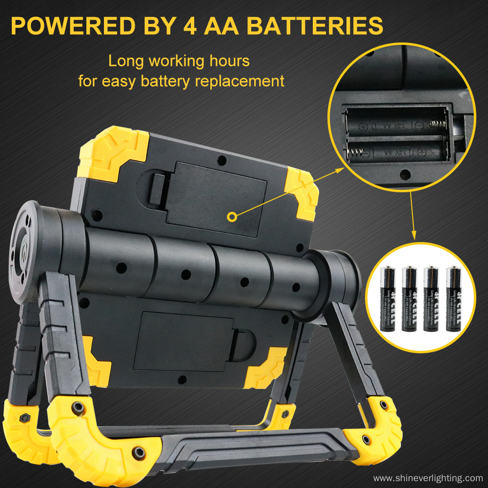 Waterproof Battery Powered Folding LED Work Light