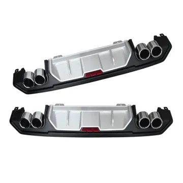 Low Cost High Quality Car Body Kit Parts Rear Lip Spoiler Diffuser for Honda Civic B 16-17