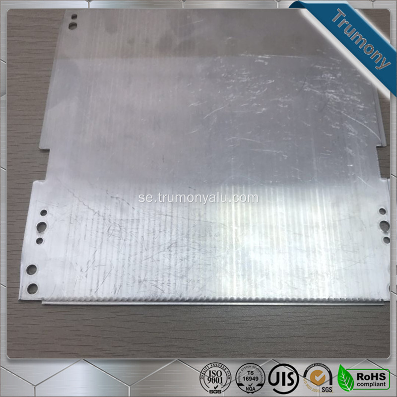 Platt aluminium värmerör med arbetsvätska
